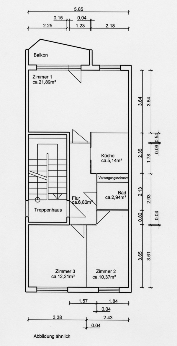 3-Raum-Wohnung -  8 3-Raum-Wohnung -  8